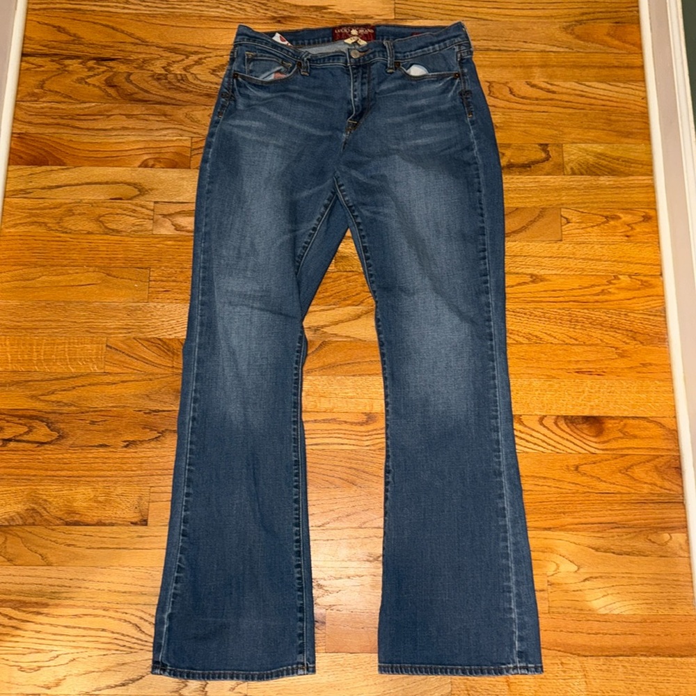 Women’s Lucky jeans Sofia boot size 12/31 Long‎